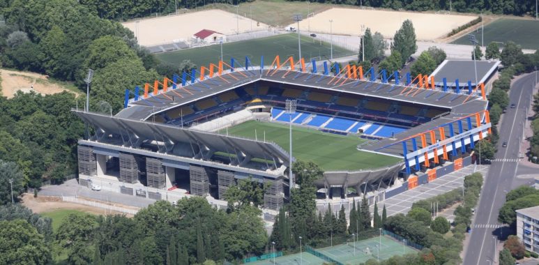 Vue aérienne du Stade de la Mosson