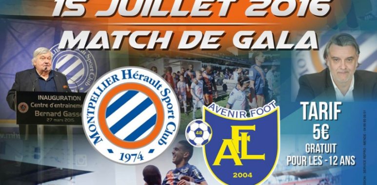 affiche_match amical mhsc afl | AllezPaillade.com