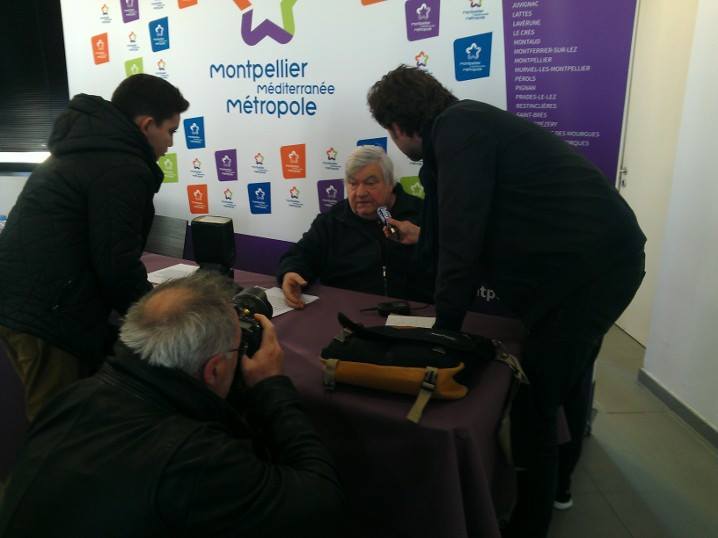 Louis Nicollin un brin nostalgique lors de la conférence de presse