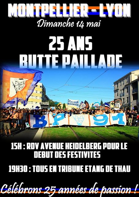 LOT 2 ANCIENS Stickers La Paillade.Ultras Montpellier