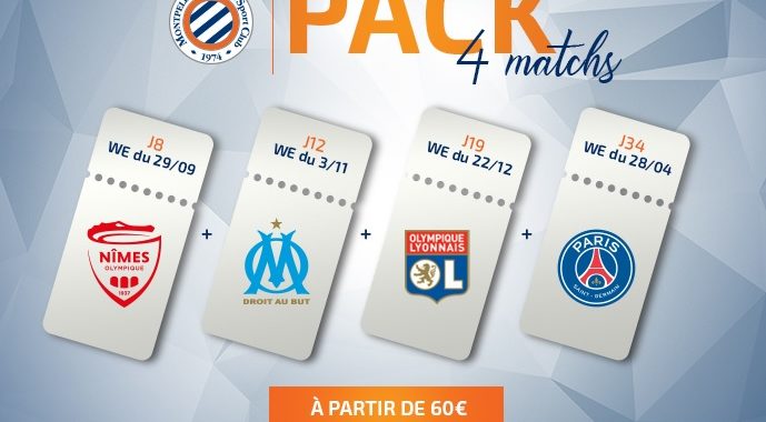 pack matchs | AllezPaillade.com
