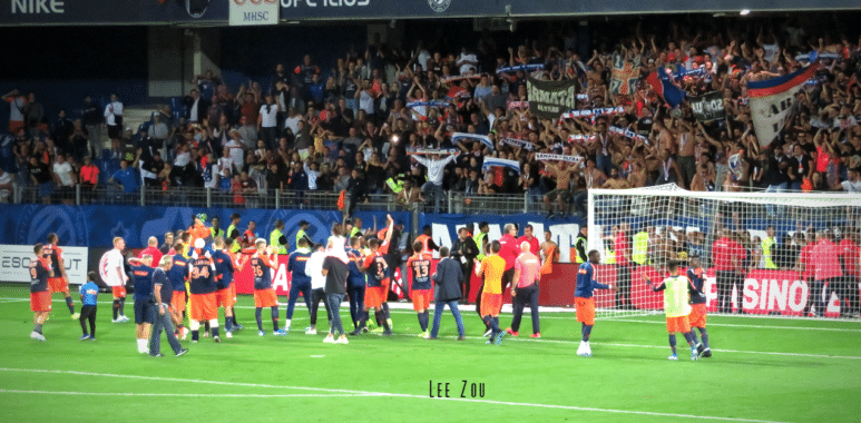 Joie victoire équipe MHSC | AllezPaillade.com