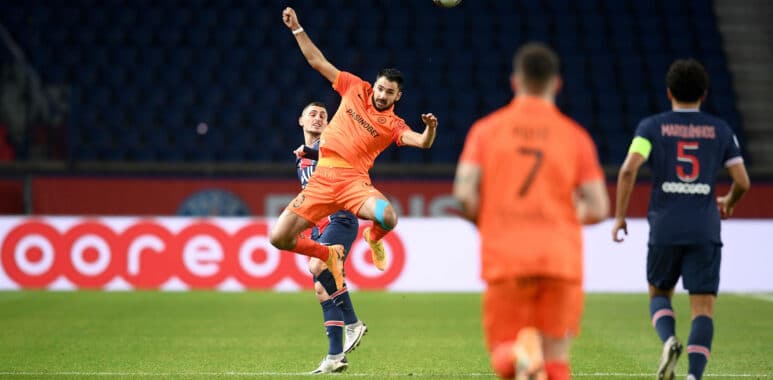 10 GAETAN LABORDE (MHSC) FOOTBALL : Paris SG vs Montpellier - Ligue 1 Uber Eats - 22/01/2021 FEP/Panoramic PUBLICATIONxN | AllezPaillade.com