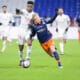Florent Mollet (MHSC) vs Thiago Mendes (OL) FOOTBALL : LYON vs MHSC - Ligue 1 Uber Eats - 13/02/2021 JBAutissier/Panoram | AllezPaillade.com