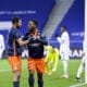joie des joueurs du MHSC apres le but de Elye Wahi (MHSC) FOOTBALL : LYON vs MHSC - Ligue 1 Uber Eats - 13/02/2021 JBAut | AllezPaillade.com