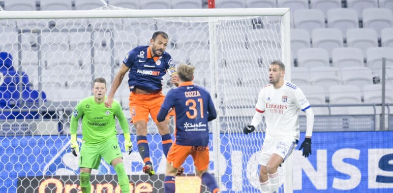 Vitorino Hilton (MHSC) FOOTBALL : LYON vs MHSC - Ligue 1 Uber Eats - 13/02/2021 JBAutissier/Panoramic PUBLICATIONxNOTxIN | AllezPaillade.com