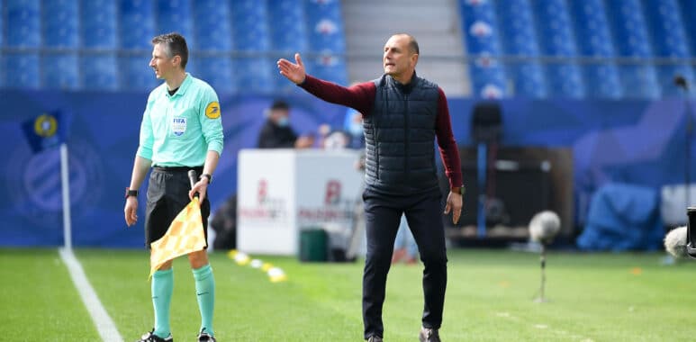 MICHEL DER ZAKARIAN (ENTRAINEUR MONTPELLIER) FOOTBALL : Montpellier vs Rennes - Ligue 1 Uber Eats - 21/02/2021 FEP/Panor | AllezPaillade.com