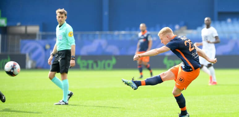 25 FLORENT MOLLET (MHSC) FOOTBALL : Montpellier vs Rennes - Ligue 1 Uber Eats - 21/02/2021 FEP/Panoramic PUBLICATIONxNOT | AllezPaillade.com