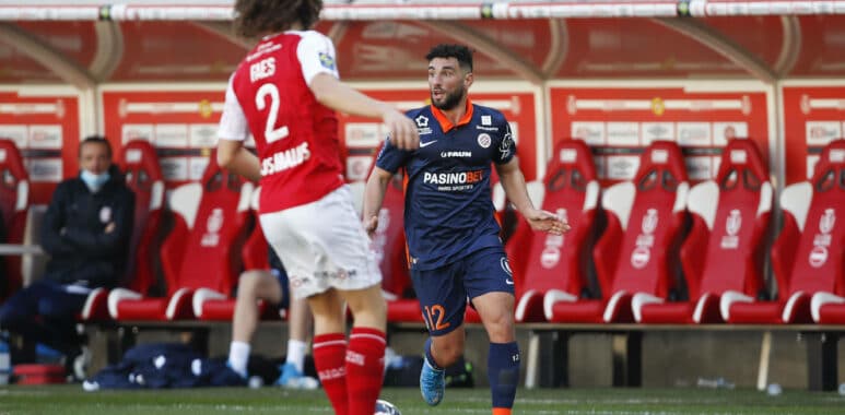 Jordan Ferri (MHSC) FOOTBALL : Reims Vs Montpellier - Ligue 1 - 28/02/2021 MichaelBaucher/Panoramic PUBLICATIONxNOTxINxF | AllezPaillade.com
