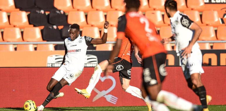 Junior Sambia ( 6 - Montpellier ) - FOOTBALL : Lorient vs Montpellier - Ligue 1 - Lorient - 29/11/2020 FedericoPestelli | AllezPaillade.com