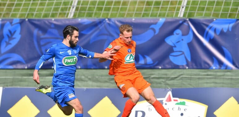 Nicolas Cozza (montpellier) FOOTBALL : Olympique Ales en Cevennes vs Montpellier Herault Club - 16e de finale - Coupe de | AllezPaillade.com