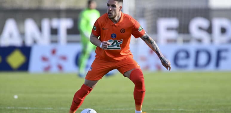 Mihailo Ristic (MHSC) FOOTBALL : Voltigeurs de Chateaubriant vs MHSC - 1/8 coupe de France - 07/04/2021 JBAutissier/Pano | AllezPaillade.com