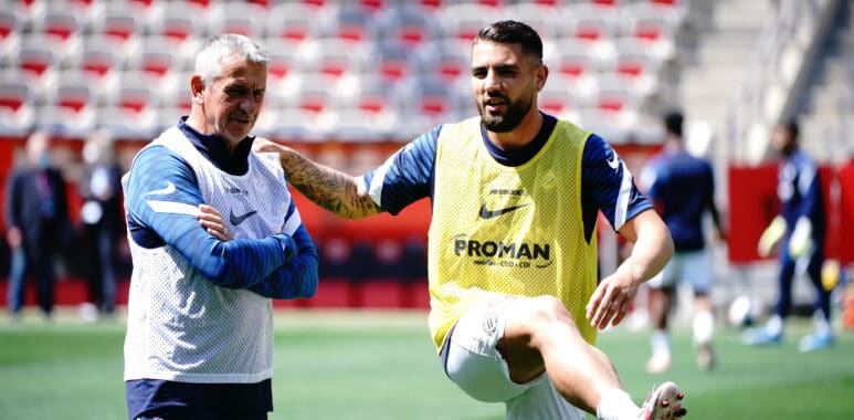 Andy Delort Baills (Montpellier FC) FOOTBALL : OGC Nice vs Montpellier - Ligue 1 Uber Eats - Nice - 25/04/2021 NorbertScanella/ | AllezPaillade.com