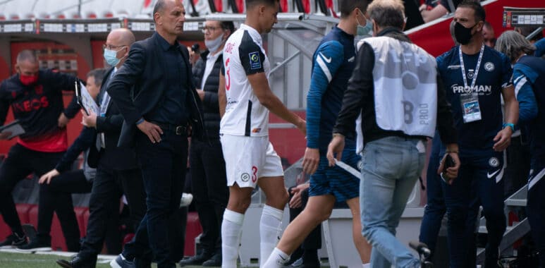 Michel Der Zakarian (Entraineur de Montpellier FC) - Daniel Congre (Montpellier FC) FOOTBALL : OGC Nice vs Montpellier - | AllezPaillade.com