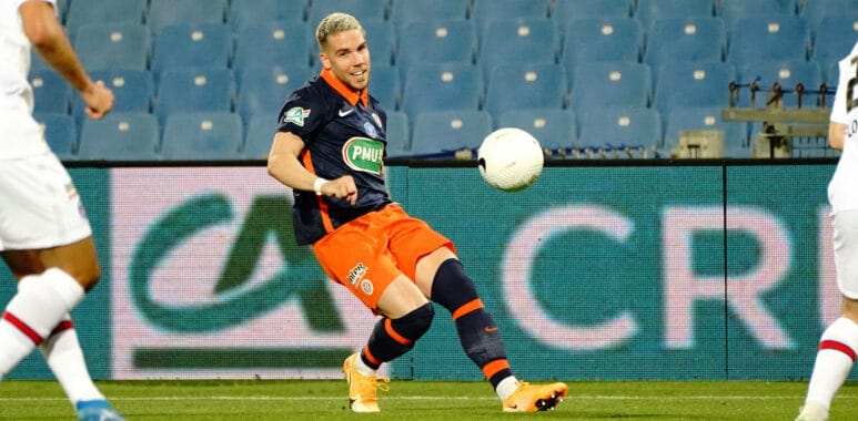 Mihailo Ristic (Montpellier FC) FOOTBALL : Montpellier vs PSG - Coupe de France - Demi Finale - Montpellier - 12/05/2021 | AllezPaillade.com