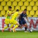 DELORT Andy ( 9 - Montpellier ) - Sebastien CORCHIA ( 24 - Nantes ) - Ludovic BLAS ( 10 - Nantes ) - FOOTBALL : Nantes v | AllezPaillade.com