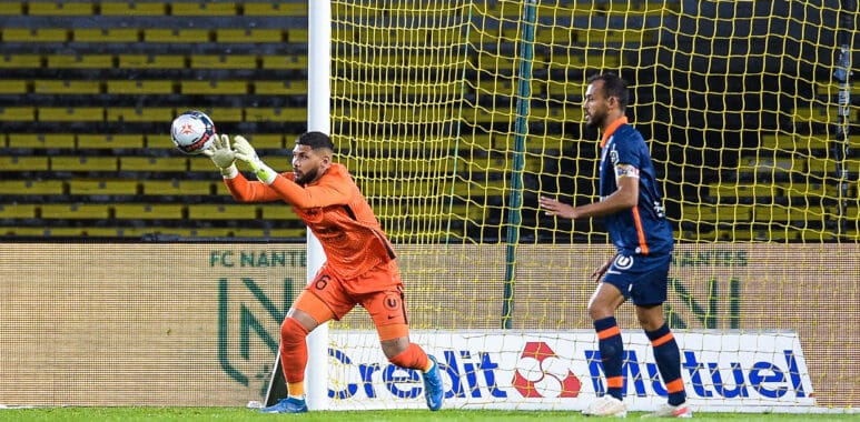 Dimitry BERTAUD ( 16 - Montpellier ) - FOOTBALL : Nantes vs Montpellier - Ligue 1 - Nantes - 23/05/2021 FedericoPestelli | AllezPaillade.com