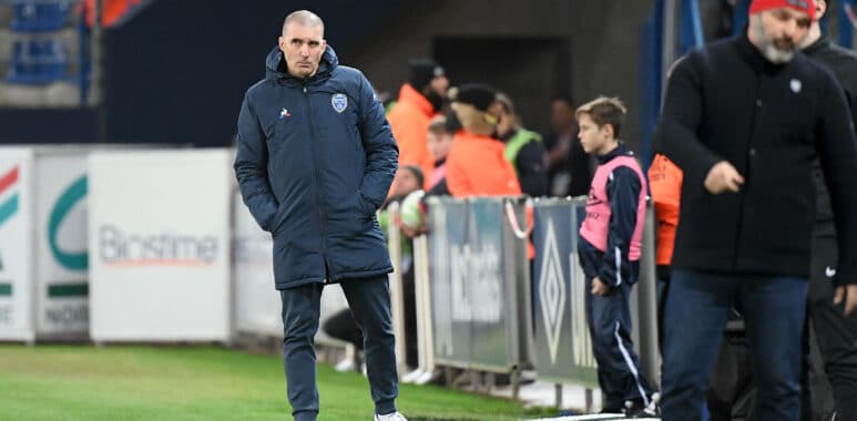 LAURENT BATLLES (ENTRAINEUR TROYES) FOOTBALL : Monaco vs Montpellier - Ligue 1 Conforama - 14/02/2020 FEP/Panoramic PUBL | AllezPaillade.com
