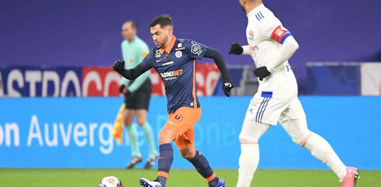 11 Teji SAVANIER (mhsc) FOOTBALL : Lyon vs Montpellier - Ligue 1 Uber Eats - 13/02/2021 FEP/Panoramic PUBLICATIONxNOTxIN | AllezPaillade.com