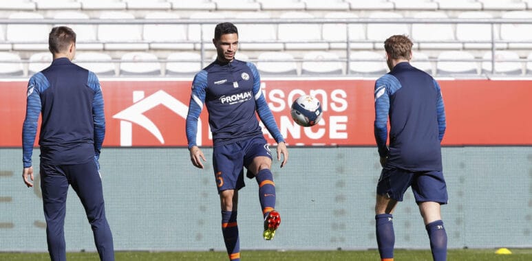 Pedro Mendes (MHSC) FOOTBALL : Reims Vs Montpellier - Ligue 1 - 28/02/2021 MichaelBaucher/Panoramic PUBLICATIONxNOTxINxF | AllezPaillade.com