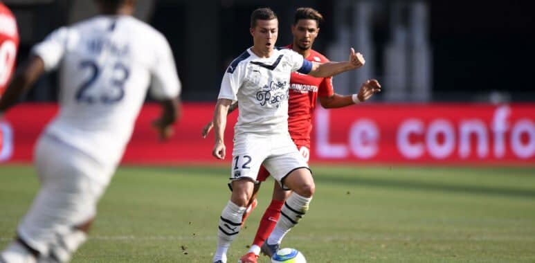 12 NICOLAS DE PREVILLE BOR FOOTBALL Montpellier vs Bordeaux EA Ligue 1 Games 21 07 2019 Anth | AllezPaillade.com