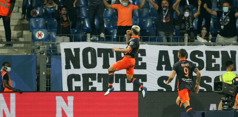 joie but mhsc Savanier FOOTBALL : Montpellier vs Lyon - Ligue 1 Uber Eats - 15/09/2020 RichardGosselin/Panoramic PUBLIC | AllezPaillade.com