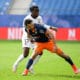 10 GAETAN LABORDE (MHSC) - 17 FAITOUT MAOUASSA (REN) FOOTBALL : Montpellier vs Rennes - Ligue 1 Uber Eats - 21/02/2021 F | AllezPaillade.com