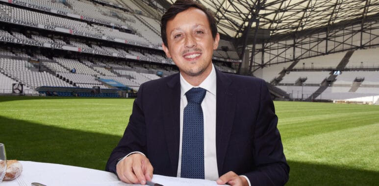 Pablo Longoria (PRESIDENT MARSEILLE) FOOTBALL : Equipe de France 1984 - Hommage a Michel Hidalgo - 26/06/2021 JeanBIBARD | AllezPaillade.com