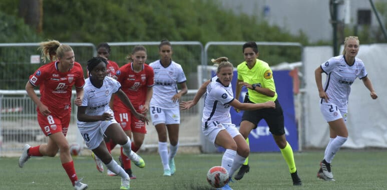 Ã quipe feminine montpelier FOOTBALL : Ligue 1 Feminine Dijon vs Montpellier 28/08/2021 MAO/Panoramic PUBLICATIONxNOTxIN | AllezPaillade.com