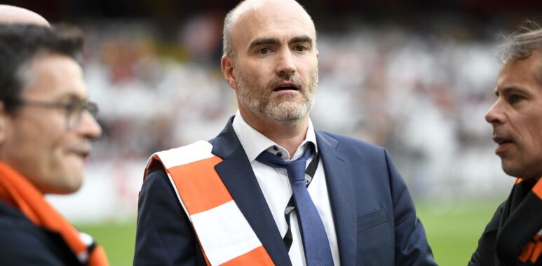 LOIC FERY PRESIDENT LORIENT FOOTBALL Lens vs Lorient Dominos Ligue 2 23 04 2019 AnthonyBIBAR | AllezPaillade.com