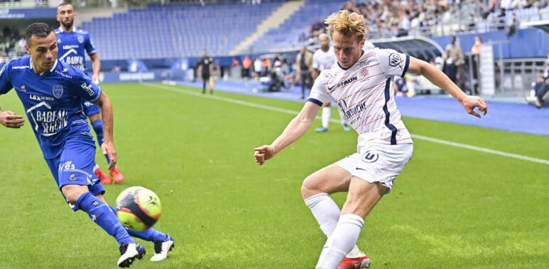 Nicolas Cozza (MHSC) FOOTBALL : ESTAC vs MHSC - 19/09/2021 JBAutissier/Panoramic PUBLICATIONxNOTxINxFRAxITAxBEL | AllezPaillade.com