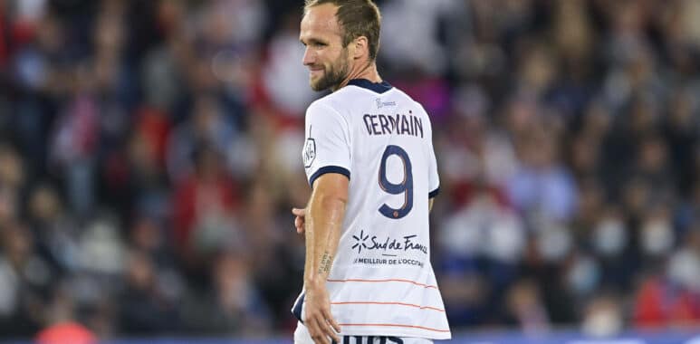 Valere Germain (MHSC) FOOTBALL : PSG vs MHSC - Ligue 1 Uber Eats - 25/09/2021 JBAutissier/Panoramic PUBLICATIONxNOTxINxF | AllezPaillade.com
