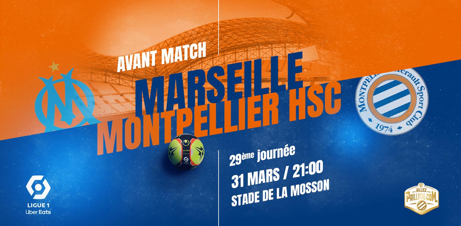 Billet OM Olympique De Marseille Vs MHSC – Place 025 – Avec Facture