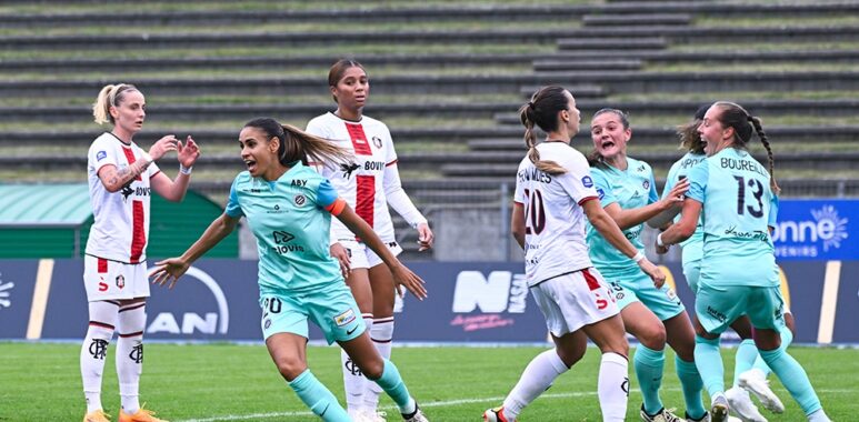 MHSC féminines Maëlle Lakrar vs Fleury Mai 2024 | AllezPaillade.com