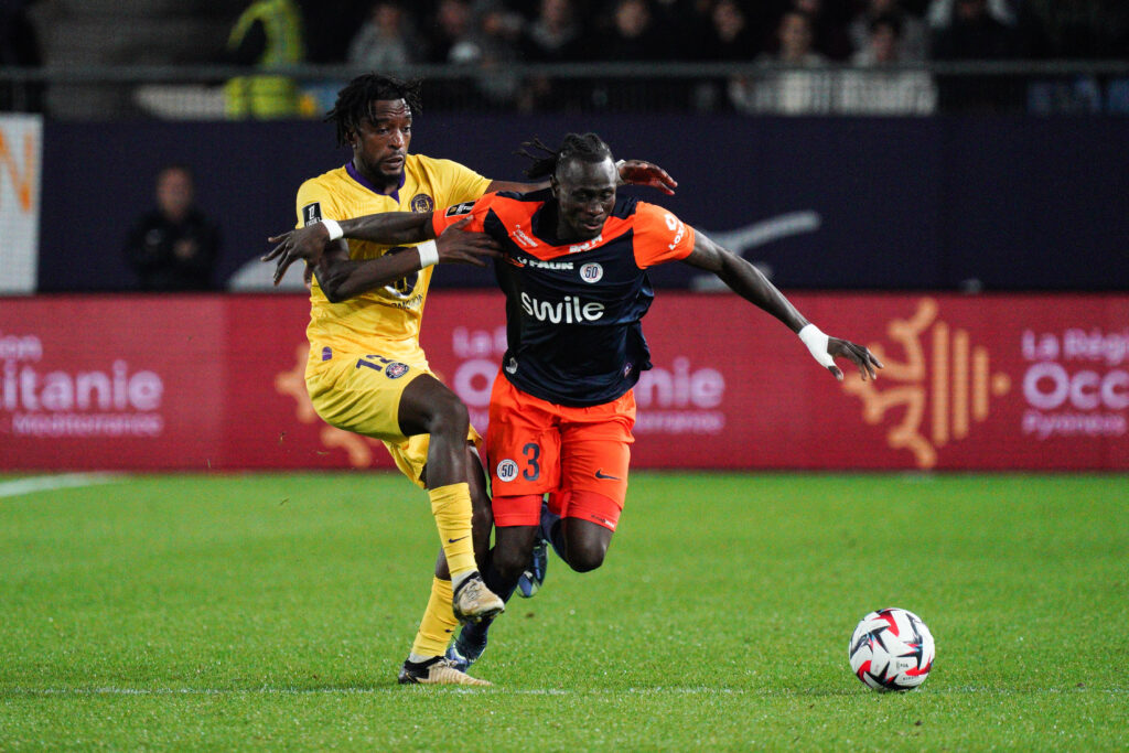 Issiaga Sylla Montpellier Herault SC v Toulouse FC - Ligue 1 MCDonalds 20242025 | AllezPaillade.com