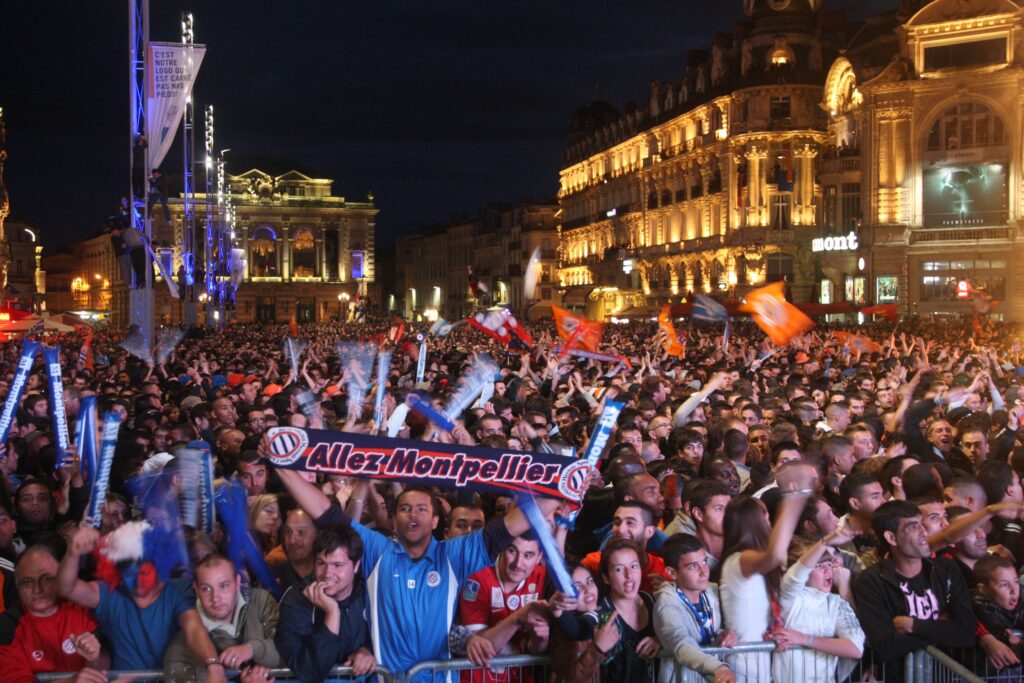 Joie des supporters de Montpellier | AllezPaillade.com