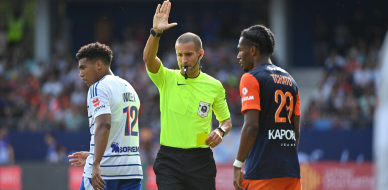 Montpellier Herault SC v RC Strasbourg Alsace - Ligue 1 McDonalds 20242025 | AllezPaillade.com Mathieu Vernice Enzo Tchato