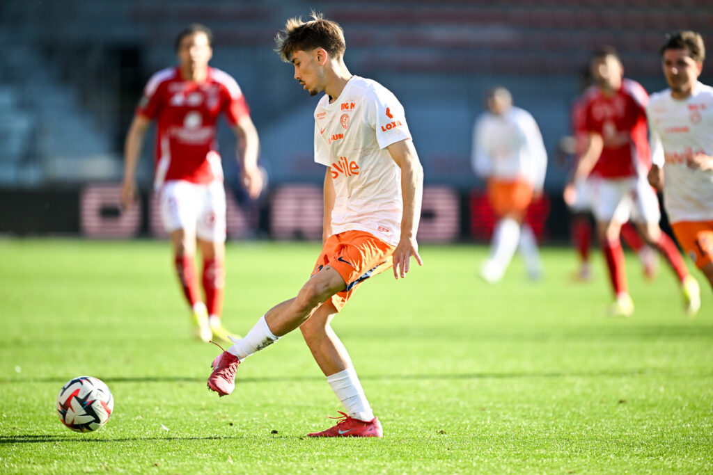 Mincarelli Stade Brestois 29 v Montpellier Herault SC - Ligue 1 MCDonalds 20242025 | AllezPaillade.com