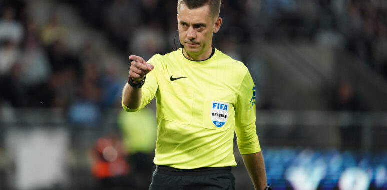 SCO Angers v RC Strasbourg Alsace - Ligue 1 MCDonalds 20242025 | AllezPaillade.com Clément Turpin Icon Sports