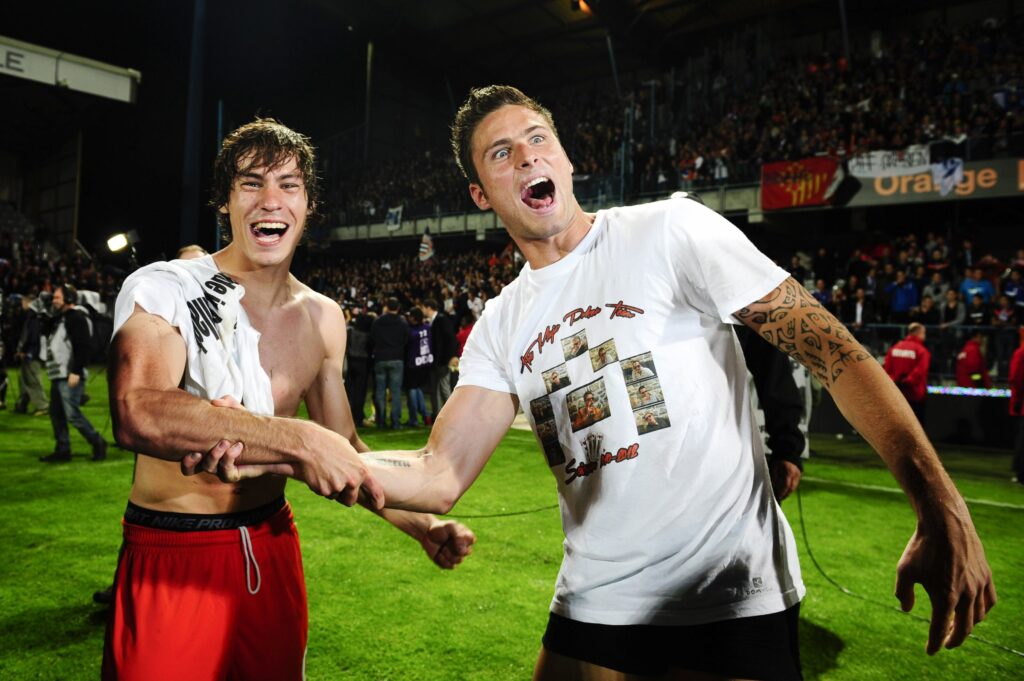 Montpellier Champion - Joie Olivier GIROUD Benjamin STAMBOULI | AllezPaillade.com