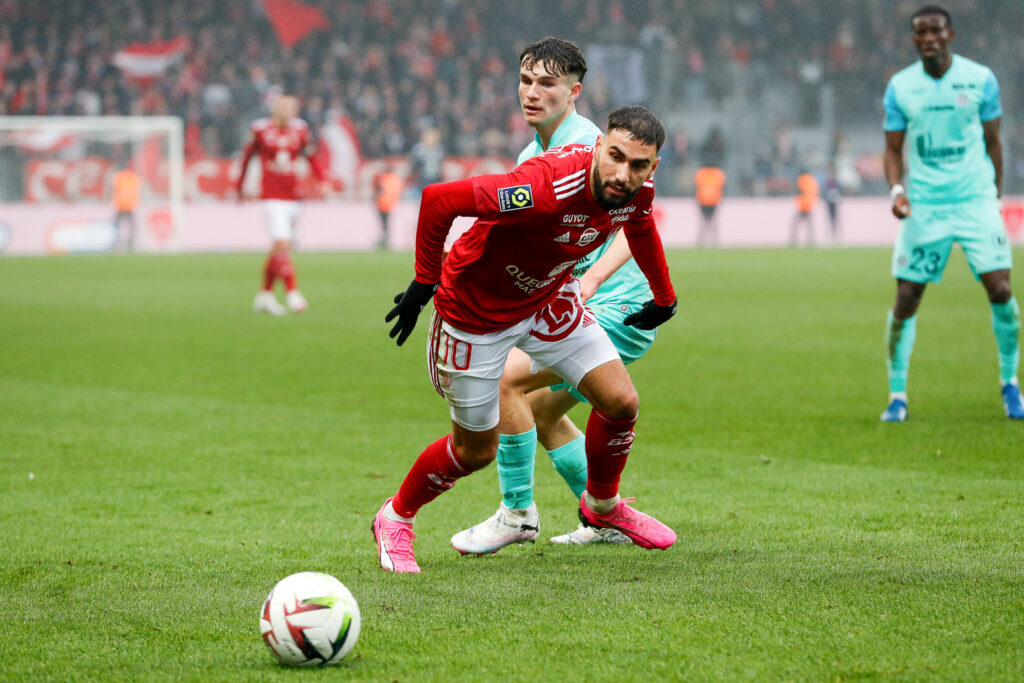Guéguin Stade Brestois 29 v Montpellier Herault SC - Ligue 1 Uber Eats | AllezPaillade.com