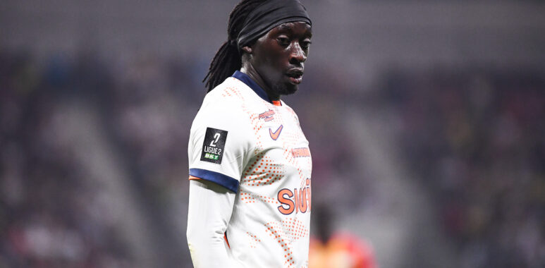 Tanguy Coulibaly Le Mans FC v Montpellier Herault SC - Ligue 2 BKT 20252026 | AllezPaillade.com