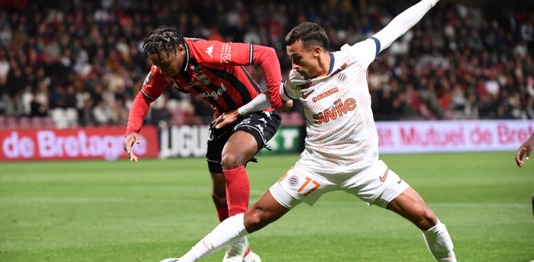 Théo Sainte-Luce En Avant Guimgamp v Montpellier Herault SC - Ligue 2 BKT 20252026 | AllezPaillade.com