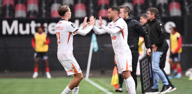 Téji Savanier En Avant Guimgamp v Montpellier Herault SC - Ligue 2 BKT 20252026 | AllezPaillade.com