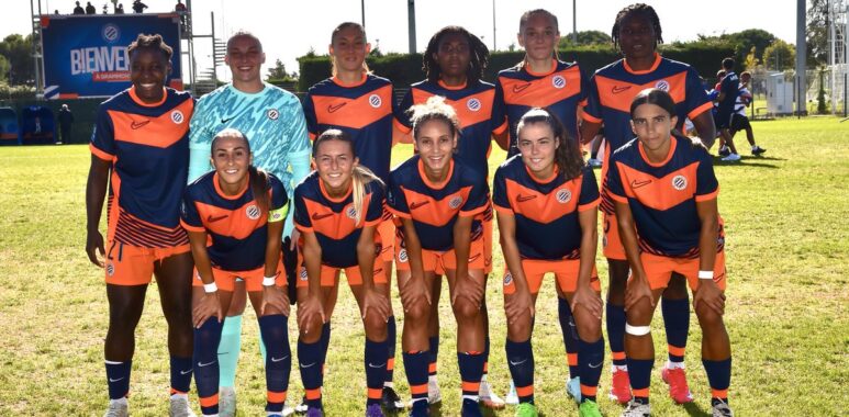 MHSC féminines photo déquipe vs Fleury 1ère journée septembre 2025 | AllezPaillade.com