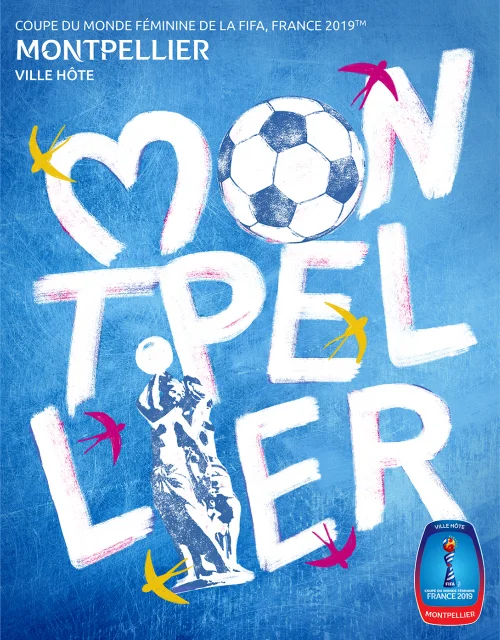 coupe-monde-feminine-2019-affiche-officielle-montpellier | AllezPaillade.com
