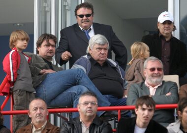 Louis NICOLLIN pere Olivier NICOLLIN et LAURENT NICOLLIN et petit fils | AllezPaillade.com