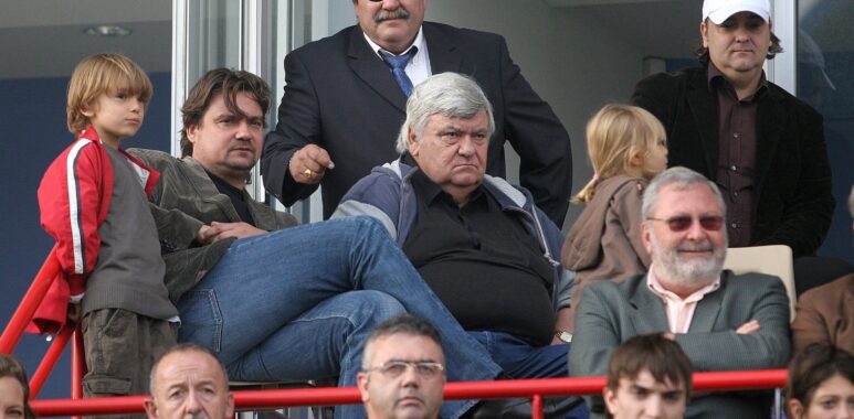 Louis NICOLLIN pere Olivier NICOLLIN et LAURENT NICOLLIN et petit fils | AllezPaillade.com