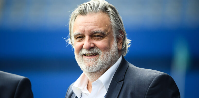 Laurent Nicollin ESTAC Troyes v Montpellier Herault SC - Ligue 2 BKT 20252026 | AllezPaillade.com