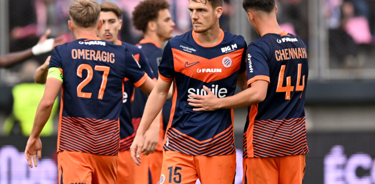 Laporte Omeragic Chennahi USL Dunkerque v Montpellier Herault SC - Ligue 2 BKT 20252026 | AllezPaillade.com